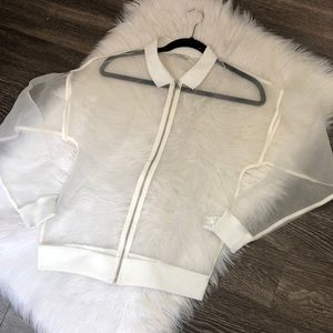 Zara see through jacket SZ small